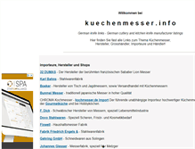 Tablet Screenshot of kuechenmesser.info